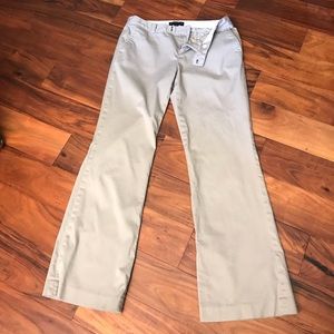 Banana Republic slacks.